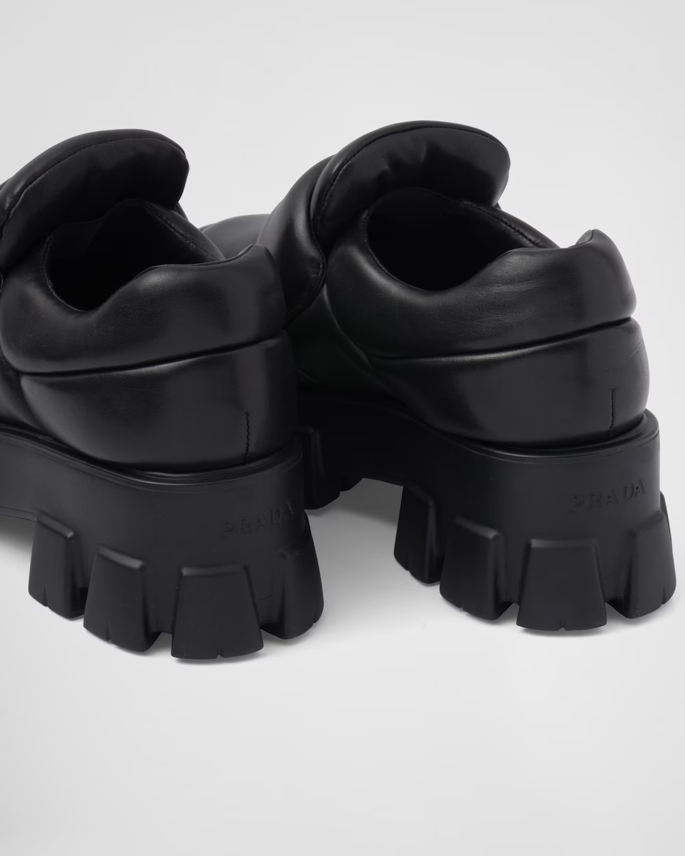 Soft padded nappa leather loafers